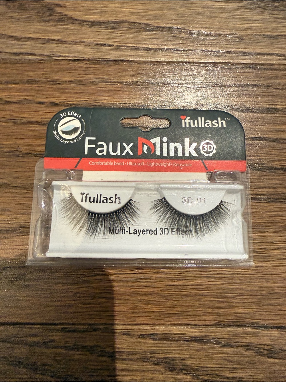 Ardene Faux Mink Multi-Layered 3D Lashes - Black